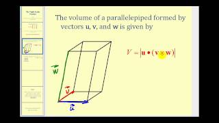 The Triple Scalar Product [upl. by Viridi]