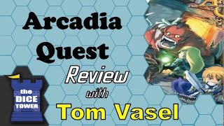 Arcadia Quest Review  with Tom Vasel [upl. by Dercy]