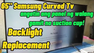 How To Replace Backlight Of 65 Inches Samsung Curved Tv [upl. by Mayyahk]