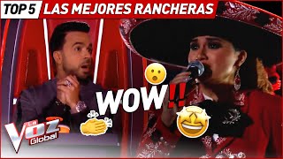 Las mejores actuaciones RANCHERAS en La Voz [upl. by Mccreery781]