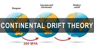 Continental Drift Theory  Alfred Wegener  Pangea  Gondwanaland [upl. by Shayla]