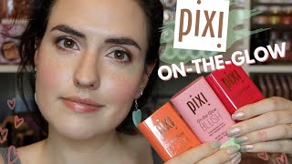 Pixi On The Glow Blush  Swatches Application Demo  Review [upl. by Yro548]