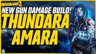 GUN DAMAGE AMARA IS BACK 100M Phasecast Solo All Content  Thundara Amara Build Borderlands 3 [upl. by Yendirb]