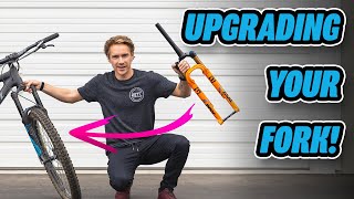 How To Upgrade Your Mountain Bike Fork Every Detail To Consider [upl. by Urana]