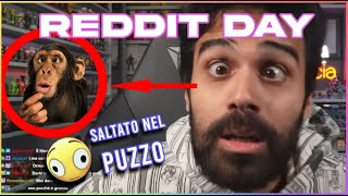 SCEMO BABBO REDDIT  Reddit Day  Dario Moccia Twitch [upl. by Neelhtak]