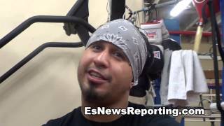 trainer jorge diaz says rios beats alvarado in barn burner EsNews boxing [upl. by Bendick]