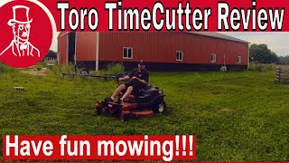 Toro Timecutter SS5000 Zero Turn Riding Mower Review [upl. by Crispas]