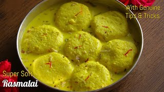 Rasmalai recipe in telugu with Real TipsampTricksrasmalai recipe by vismai food How to make rasmalai [upl. by Ettegirb]