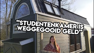 Fleur 21 bouwde haar eigen Tiny House  Tiny House Tour 8 [upl. by Boylan]