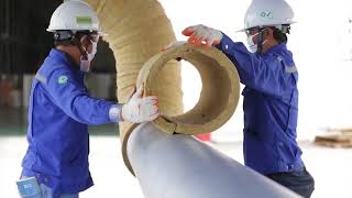 ROCKWOOL ProRox Pipe Section Installation [upl. by Amitarp]