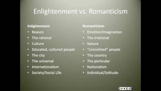 Enlightenment to Romanticism [upl. by Aroel549]