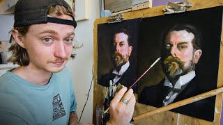 Painting Like the Masters  Sargent Master Copy [upl. by Zednanref]