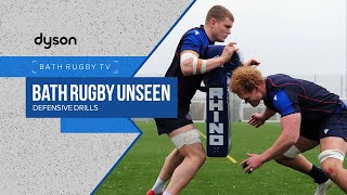 BATH RUGBY UNSEEN  Defensive drills [upl. by Ytak]