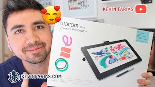 Wacom ONE  Unboxing y Reseña de Animación 2D 👨🏻‍🎨 Kevin Farias [upl. by Naivatco151]