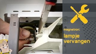 Lampje van uw magnetron vervangen  De Onderdelenwinkelnl methode [upl. by Gaillard]