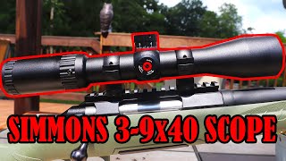 Simmons 39x40 Rifle Scope Review [upl. by Eillo]