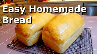 Homemade Bread for Beginners  Easy [upl. by Orferd]