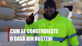 Cum se construiește o casă din bușteni [upl. by Hollington]