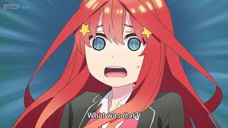 Itsuki Nakano Kawaii Moment  Gotoubun no Hanayome Season 2 [upl. by Lounge]