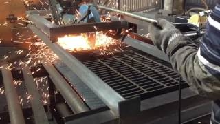 Steel Grating Machine [upl. by Niwdog]