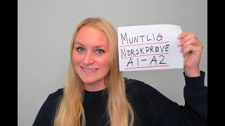 Video 752 Muntlig norskprøve A1A2 nivå [upl. by Niltak]