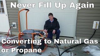 How To Convert Your Generator to Natural Gas or Propane [upl. by Janek]