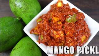 Mango Pickle Traditional Recipe [upl. by Sheelah]