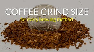 Coffee Grind Size for Every Brewing Method [upl. by Aluino244]