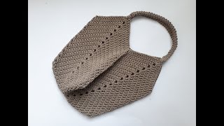 Torba TULIPAN Szydełkowa torba Jak zrobić  Bag Crochet bag How to make [upl. by Aidroc]