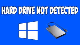 How To Fix External Hard Drive not showing up or detected in Windows 10 [upl. by Ogait]