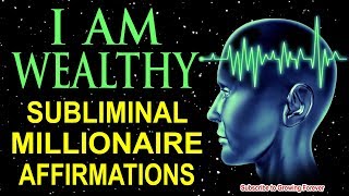 Powerful MILLIONAIRE Affirmations While You SLEEP Program Your Mind Power For WEALTH amp ABUNDANCE [upl. by Letta]