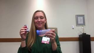 How to Use MDI Inhaler with Spacer [upl. by Geilich]