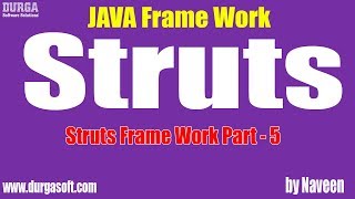 java struts tutorialDemo on Struts Framework Part  1 by Naveen [upl. by Elleirad]