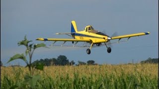 Aerial mastery in an ag plane  Aug 2017  agplane cropduster [upl. by Glynn370]