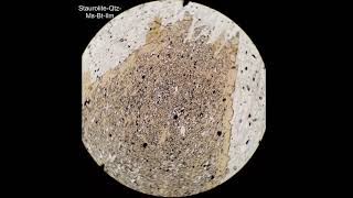 Staurolite tutorial Optical mineralogy [upl. by Aiset]