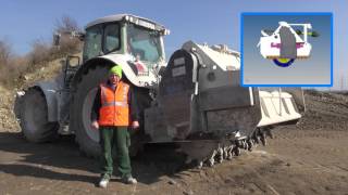 Soil stabilization grinder in hard practical use HD EN [upl. by Ehcrop]