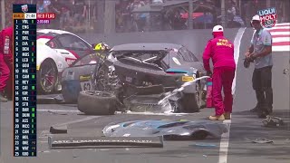 Bathurst 12 Hour terrifying crash for Kirchhoefer [upl. by Donoho]