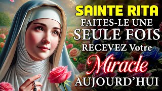 💖PRIÈRE À SAINTE RITA POUR DES CAUSES DIFFICILES  DÉBLOQUER TOUTE SITUATION🙏 [upl. by Elrebma]