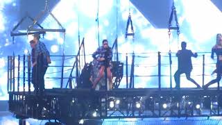 Justin Bieber Does backflip and faints on stage [upl. by Danella462]