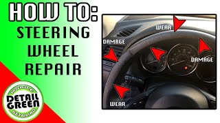 DIY  HOW TO Steering Wheel Repair [upl. by Atokad]