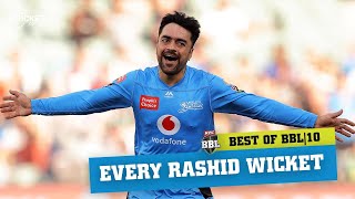 Every wicket Rashid Khan bamboozles batters in BBL10 [upl. by Olympia]