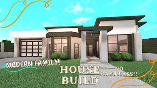 25KBLOXBURG MODERN HOUSEBUILD NO GAMEPASS [upl. by Aelahs]