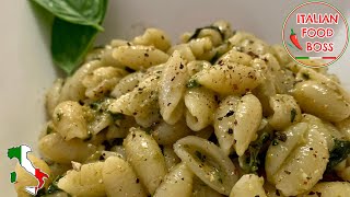 Authentic pesto  6 ingredients Real Italian recipe [upl. by Sixele75]