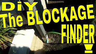 Find BLOCKAGE Downspout drain TROUBLESHOOTING Yard Drain DIAGNOSIS UNDERGROUND roof DRAINS [upl. by Norven]