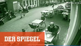 Reporter Peter R de Vries Überwachungsvideo zeigt die Sekunden vor dem Attentat  DER SPIEGEL [upl. by Nuhsyar]