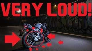 INCREDIBLE YAMAHA MT125 EXHAUST SOUND COMPILATION  AKRAPOVIC SCORPION [upl. by Alphonso916]