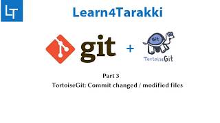 TortoiseGit Tutorial 3 git add staging  commit and push [upl. by Ekenna484]