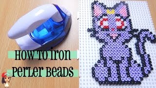 How to Iron Perler Beads Perfectly Tutorial [upl. by Wyatan]