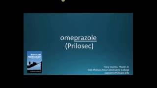 How to pronounce omeprazole Prilosec Memorizing Pharmacology Flashcard [upl. by Barrus86]