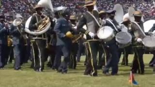 ZRP Police band live performance during the 37th Independence celebrations 263Chat [upl. by Kcirad]